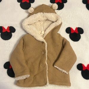 Baby Gap 6-12 months knitted Sherpa sweater